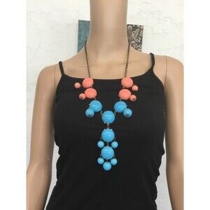 Vintage Blue and Pink Necklace